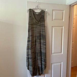 Z Supply cotton size large camo midi dress